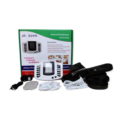 JR-309A Multi-functional Digital Electrical TENS Acupuncture Therapy Massager Slimming Body Stimulator Machine