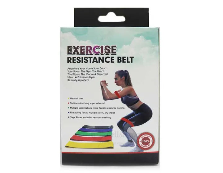 Premium Resistance Loop Bands - Set of 5 for Fitness & Rehab