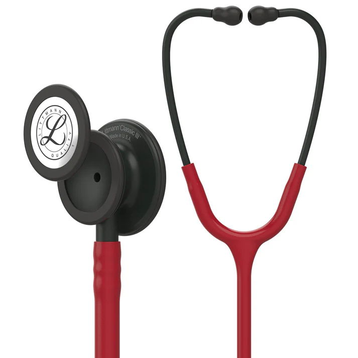 LITTMANN CLASSIC III 5868 Burgundy Tube-Black