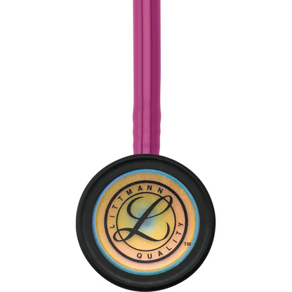 Littmann Classic III Stethoscope Rainbow Finish with Raspberry Red Tubing 5806