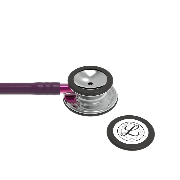 LITTMANN CLASSIC III 5960 Mirror chestpiece, plum purple tubing, pink stem, smoke matte headset