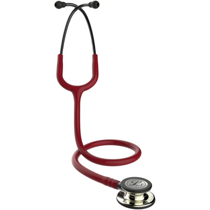 LITTMANN CLASSIC III 5864 Champagne yellow brushed chestpiece, burgundy tubing, smoke matte stem, headset