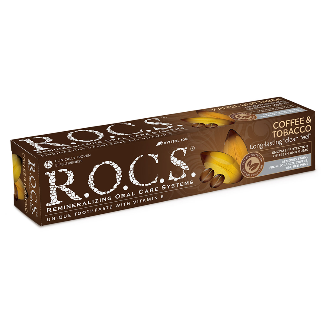 Toothpaste R.O.C.S.® Coffee & Tobacco 74g