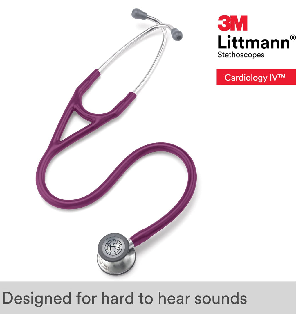 Littmann Cardiology IV Standard Gloss Plum/Stainless 6156